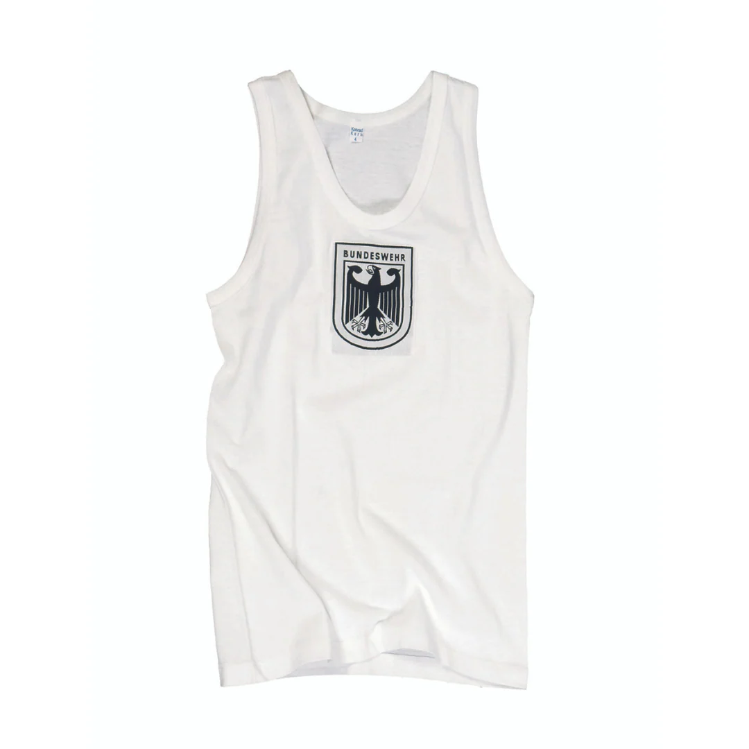 Issued Bundeswehr White Tank Top