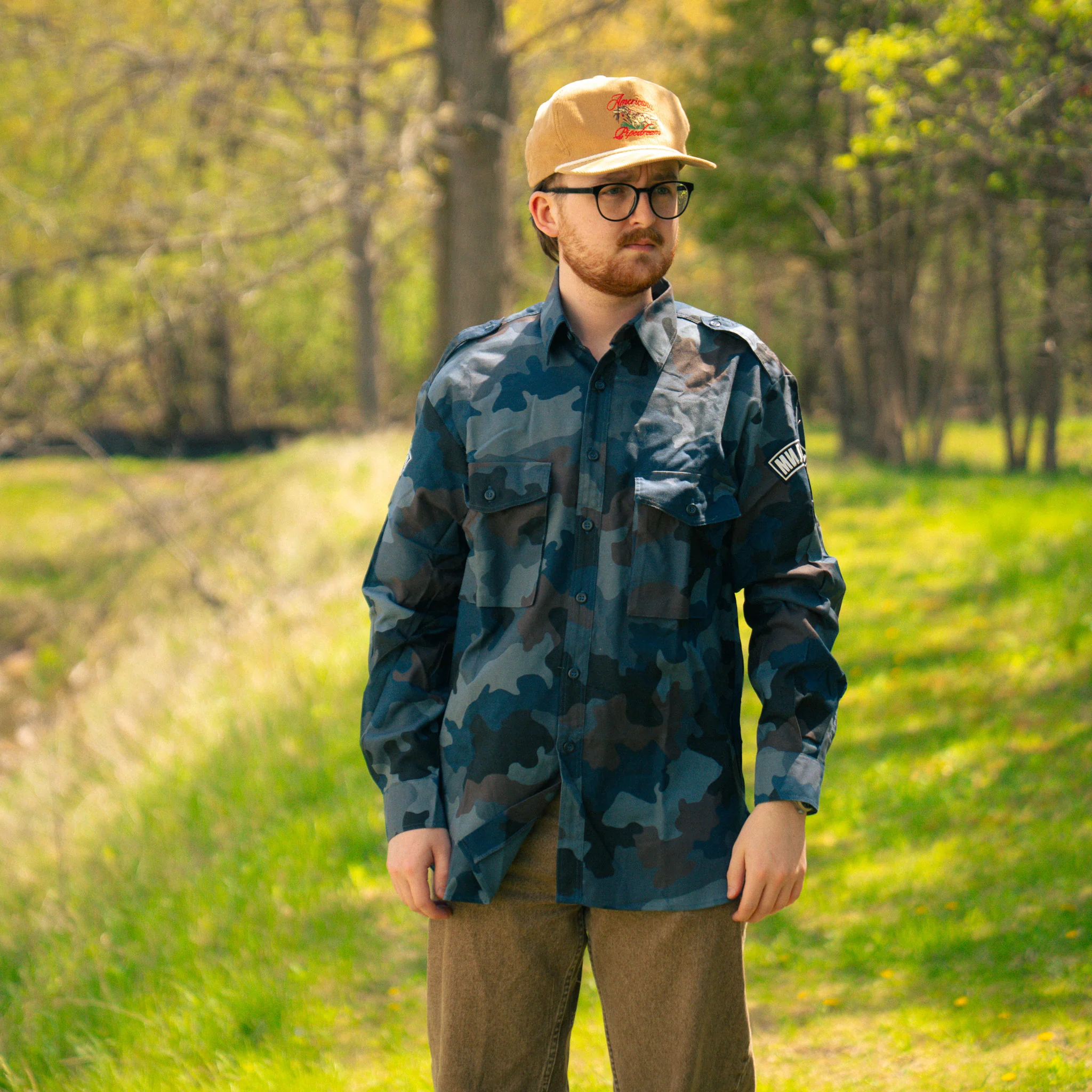 Unissued Serbian Milicijia Blue M89 Field Shirt - Image 3