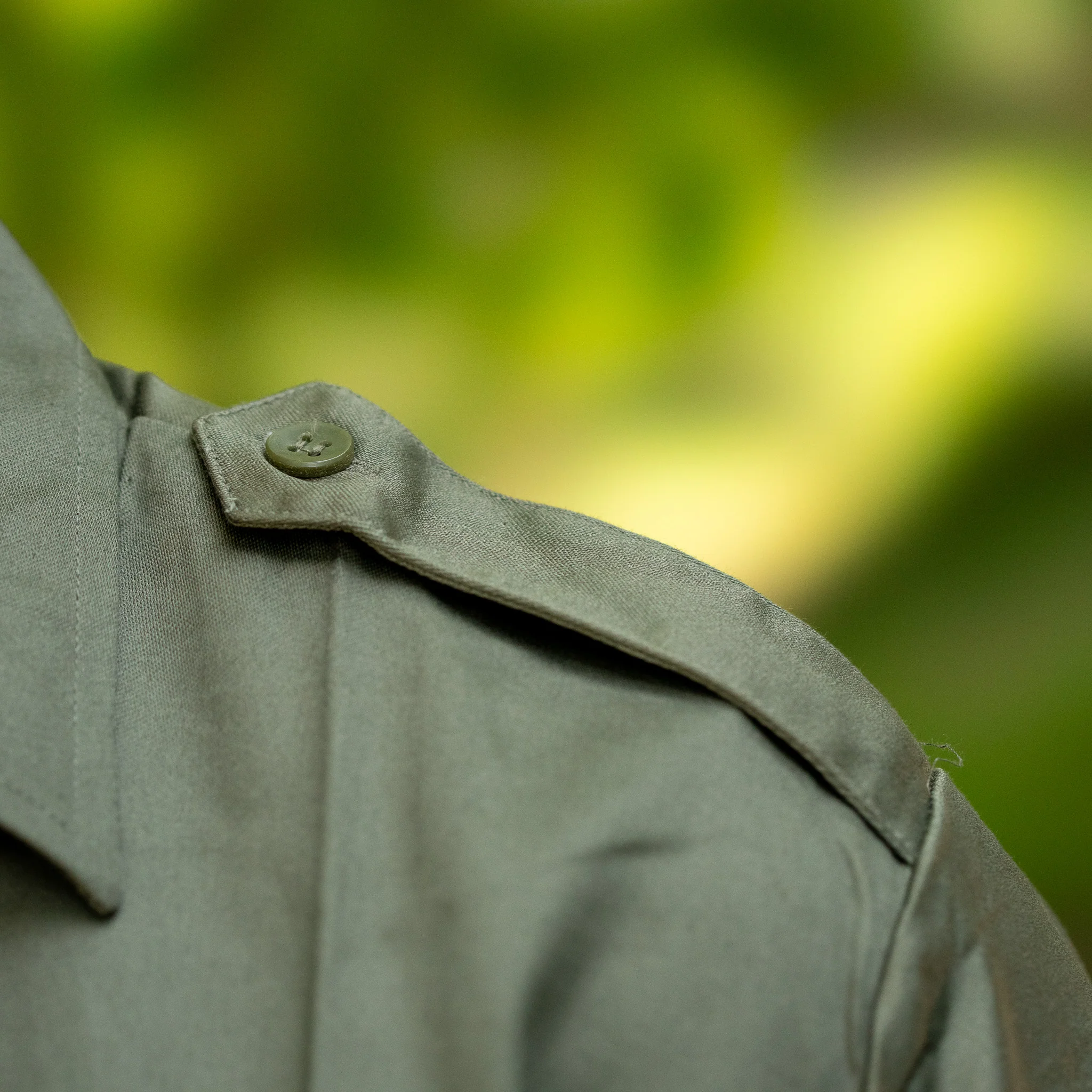 Issued Yugoslav People's Army OD Green Field Shirt - Image 3